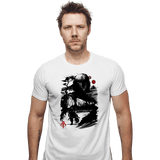 ShirtPunch The Bounty Hunter In The desert Sumi-e, view 5
