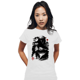 ShirtPunch The Bounty Hunter In The desert Sumi-e, view 6
