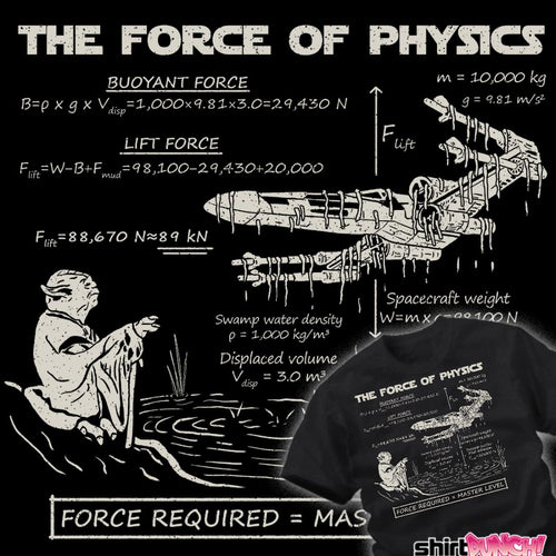 ShirtPunch The Force Of Physics