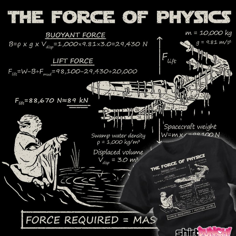 ShirtPunch The Force Of Physics
