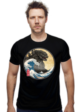 ShirtPunch The Great Gojira off Kanagawa, view 2