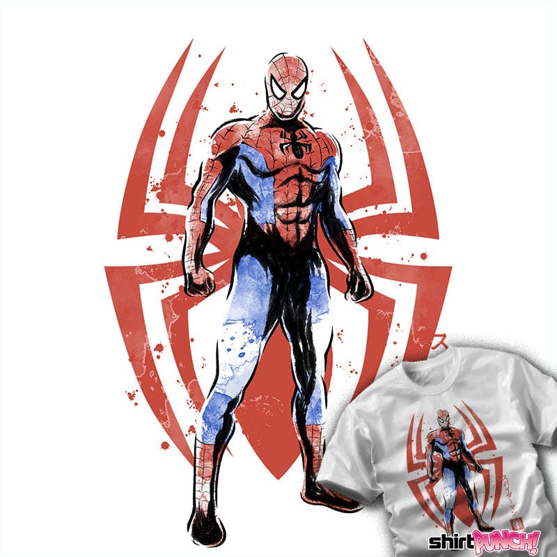 ShirtPunch The Human Spider Sumi-e