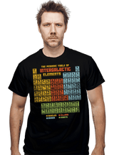 ShirtPunch The Periodic Table of Intergalactic Elements, view 2