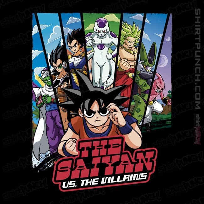 ShirtPunch The Saiyan V The Villains