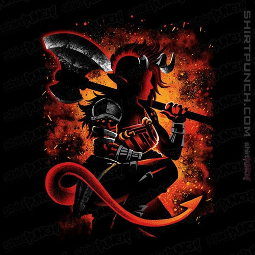 ShirtPunch The Tiefling Warrior