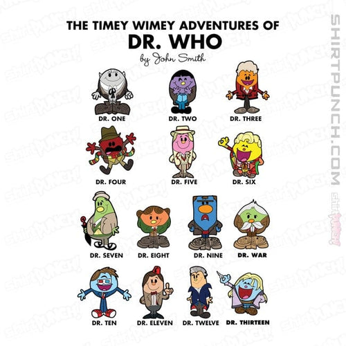 ShirtPunch The Timey Wimey Adventures of the Doctor