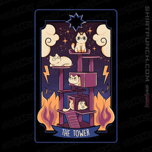 ShirtPunch The Tower Cat Tarot