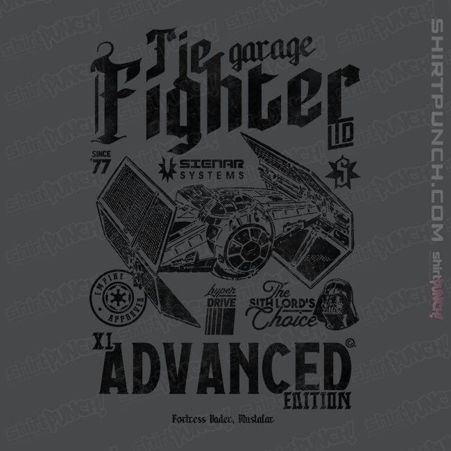 ShirtPunch Tie Fighter Garage