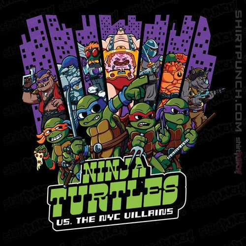 ShirtPunch TMNT Vs The NYC Villains
