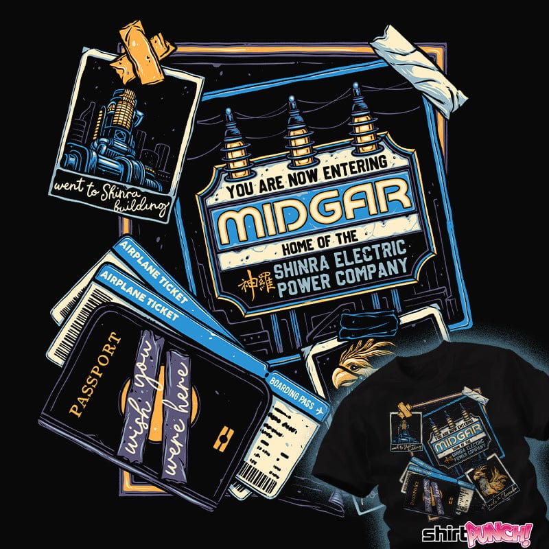 ShirtPunch Travel To Midgar