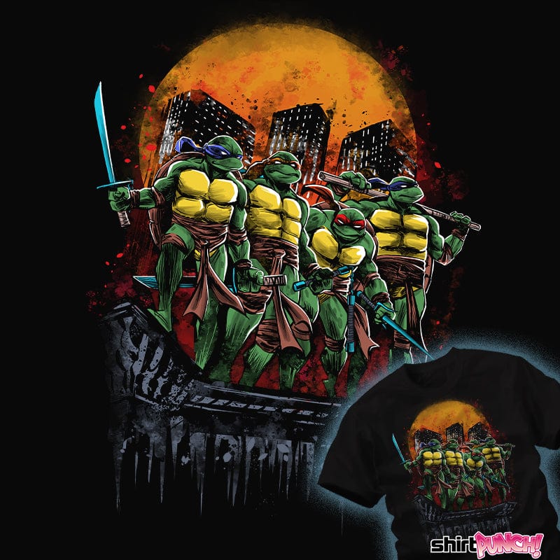 ShirtPunch Turtles On The Roof
