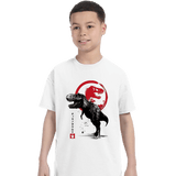ShirtPunch Tyrannosaurus sumi-e halftones, view 3
