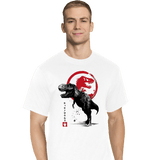 ShirtPunch Tyrannosaurus sumi-e halftones, view 4