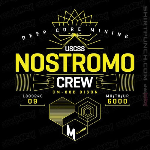ShirtPunch USCSS Nostromo Crew