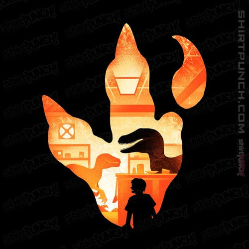ShirtPunch Velociraptor Footprint