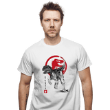 ShirtPunch Velociraptor Sumi-E, view 2