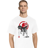 ShirtPunch Velociraptor Sumi-E, view 4
