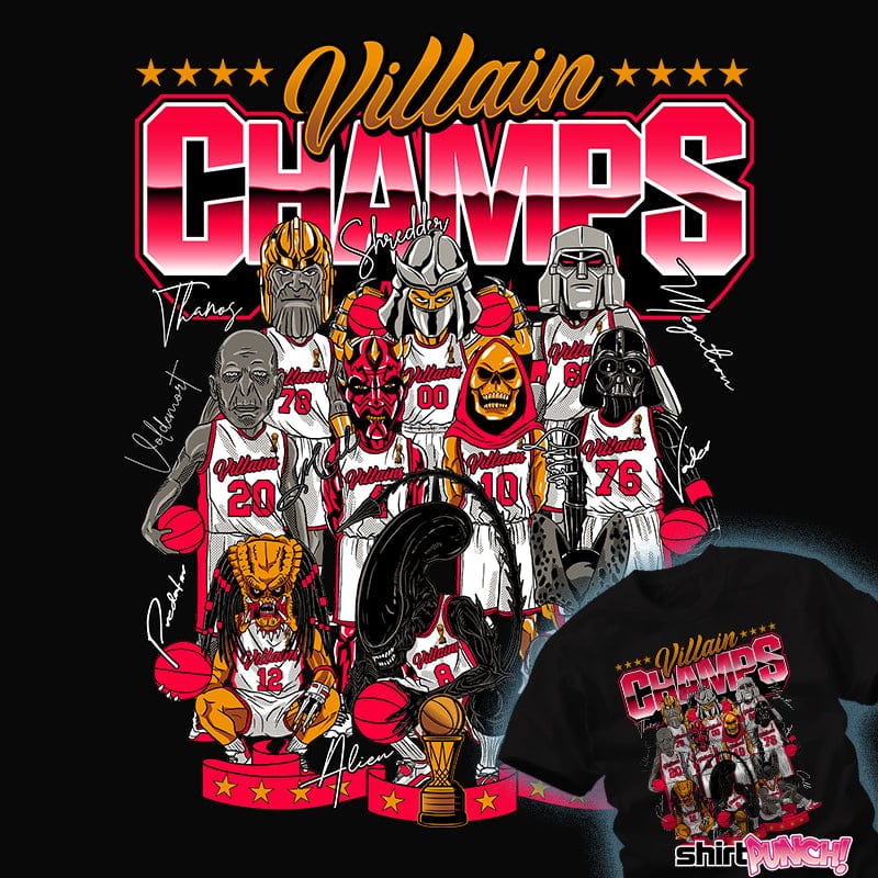 ShirtPunch Villain Champs