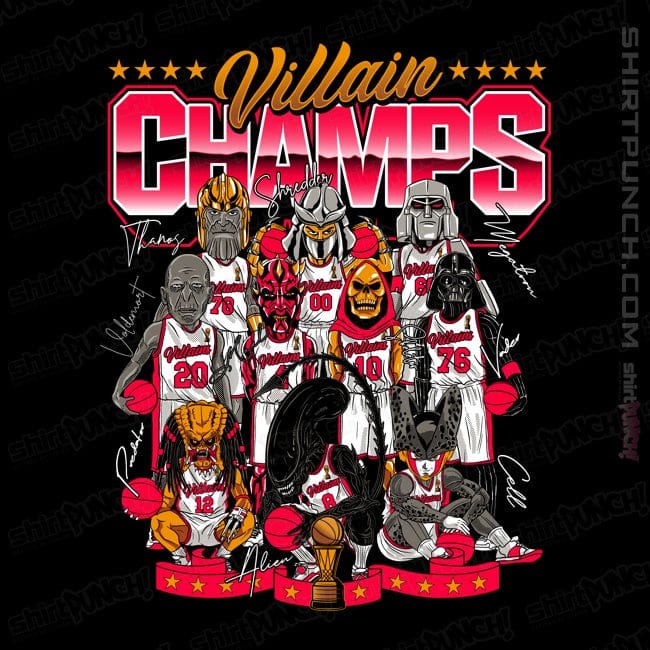 ShirtPunch Villain Champs