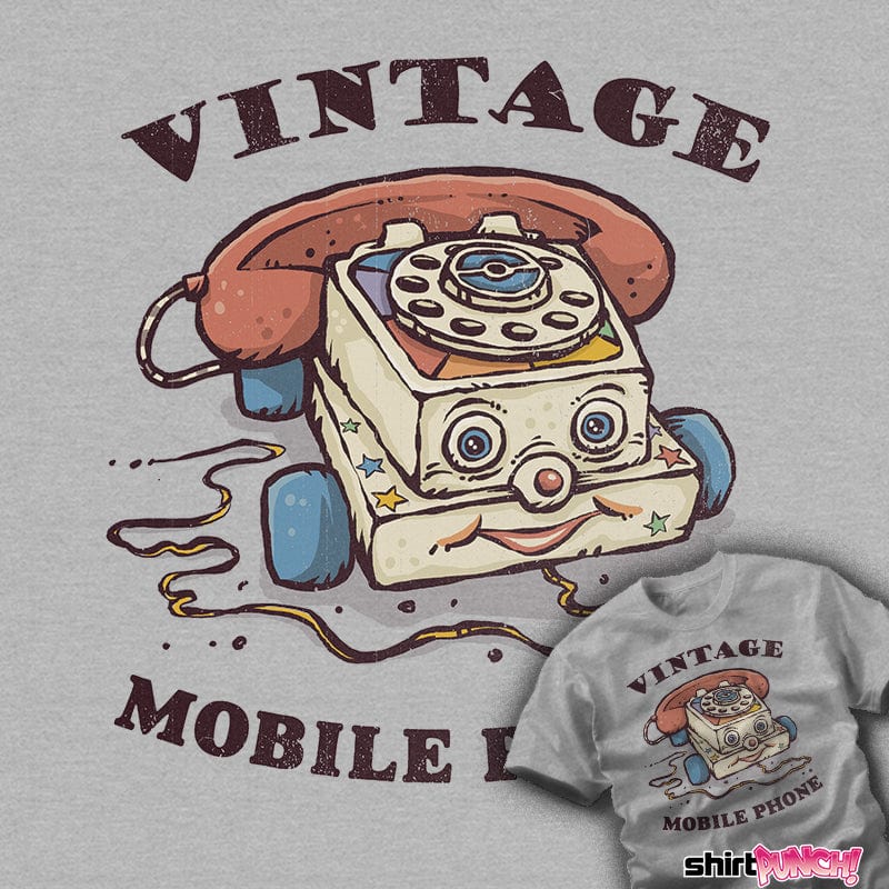 ShirtPunch Vintage Mobile Phone