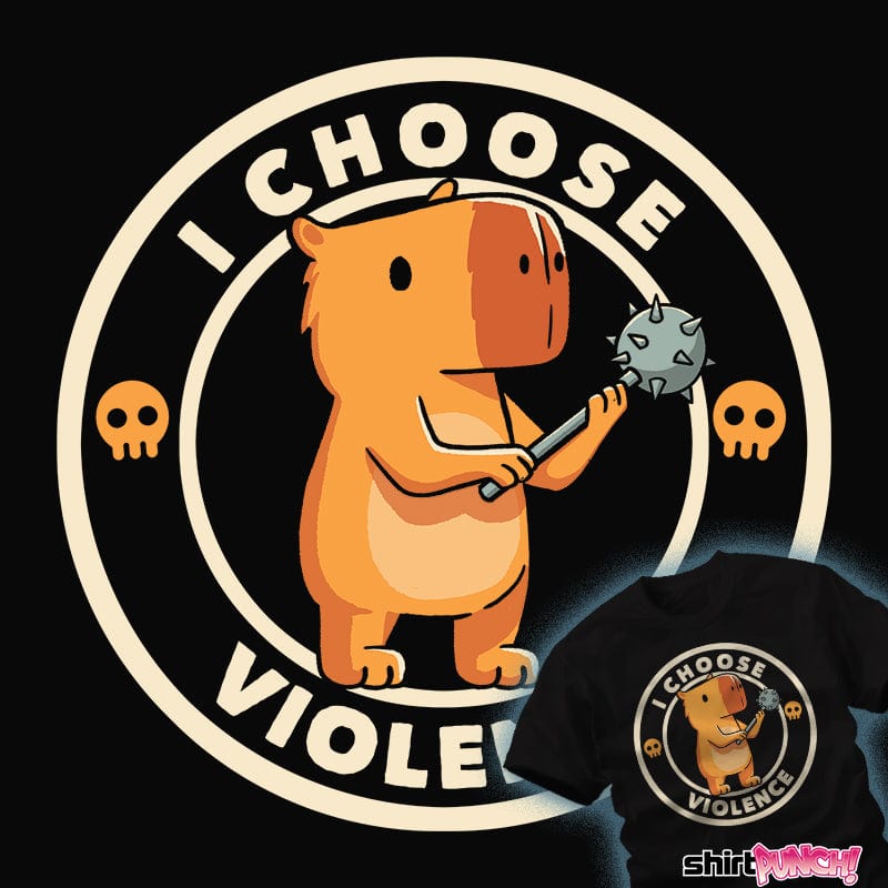 ShirtPunch Violence Capybara
