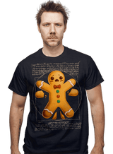 ShirtPunch Vitruvian Gingerbread Man, view 2
