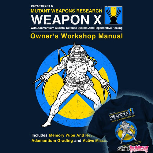 ShirtPunch Weapon X Manual