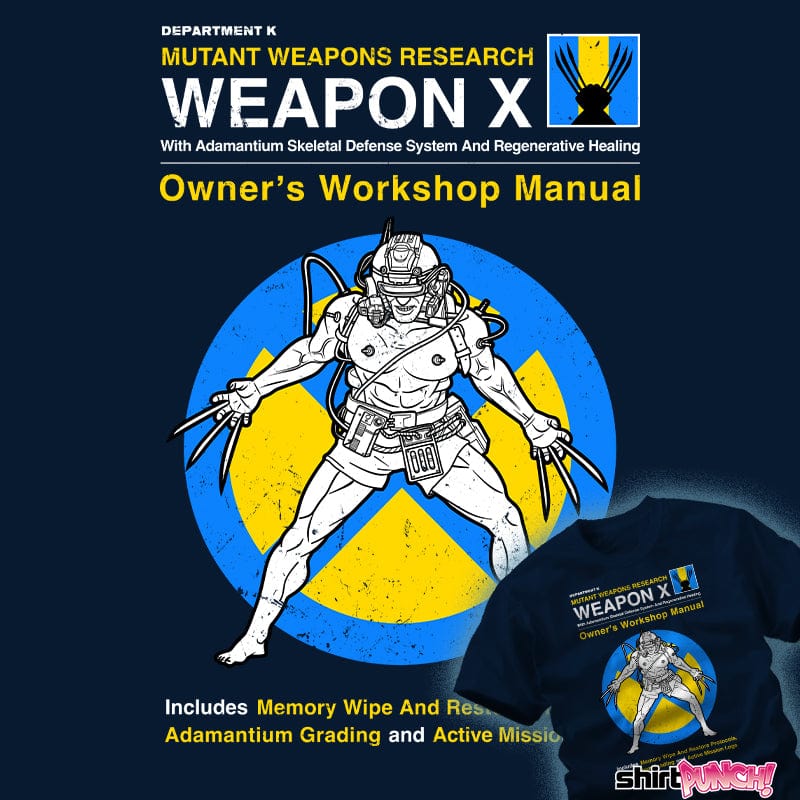 ShirtPunch Weapon X Manual