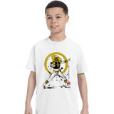 ShirtPunch White Ranger Sumi-e, view 3