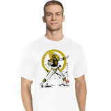 ShirtPunch White Ranger Sumi-e, view 4