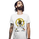 ShirtPunch White Ranger Sumi-e, view 5