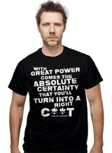 ShirtPunch With Great Power, view 2