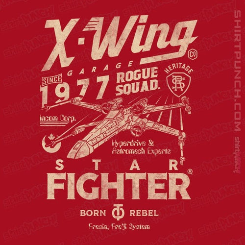 ShirtPunch X-Wing Garage