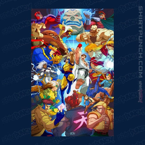 ShirtPunch XMen V Street Fighter