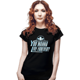 ShirtPunch You Wanna Live Forever?, view 6