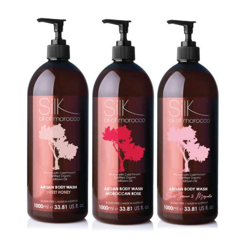 Silk Oil of Morocco -  Argan Body Wash 1 Litre Bundle