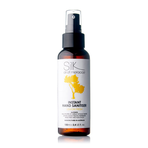 Silk Oil of Morocco - Lemon Fresh Gel Hand Sanitiser with 70% Alcohol