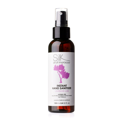 Silk Oil of Morocco - Lavender Gel Hand Sanitiser with 70% Alcohol