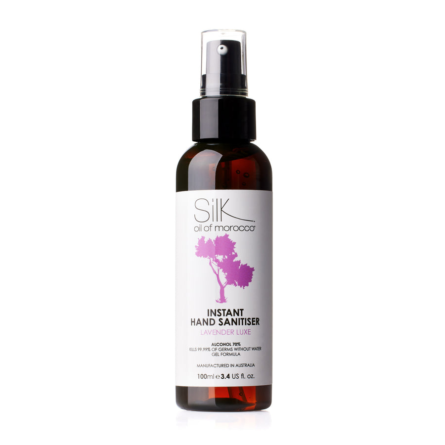 Silk Oil of Morocco - Lavender Gel Hand Sanitiser with 70% Alcohol