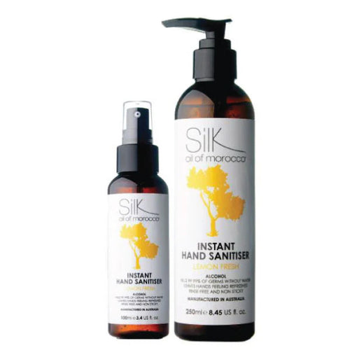 Silk Oil of Morocco - Lemon Fresh Hand Sanitiser Home & Away Duo