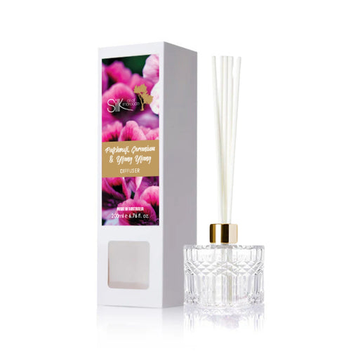 Silk Oil of Morocco - Patchouli, Geranium & Ylang Ylang Amber Reed Diffuser