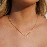Silk Oil of Morocco Amici by Ella - Gold Initial Necklace, view 4