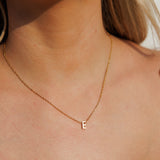 Silk Oil of Morocco Amici by Ella - Gold Initial Necklace, view 6