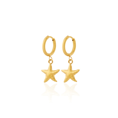 Silk Oil of Morocco Amici by Ella - Star Earrings