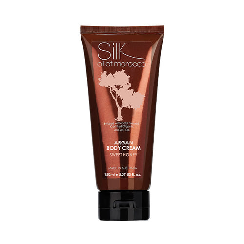 Silk Oil of Morocco - Sweet Honey Argan Body Cream with Pentavitin
