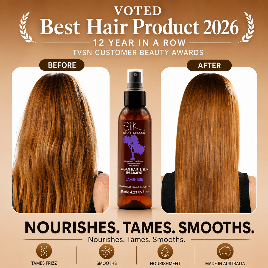 Silk Oil of Morocco - Lavender Argan Hair & Skin Treatment Serum