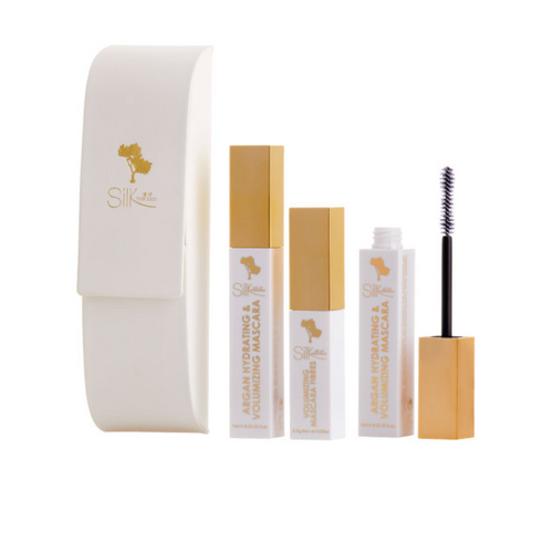 Silk Oil of Morocco - Argan Hydrating & Volumizing Mascara Kit & Back Up - Bundle
