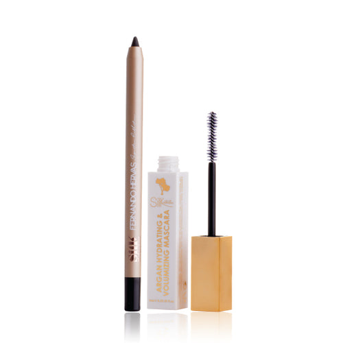 Silk Oil of Morocco Argan Mascara & Eyeliner Duo - Black Value Pack