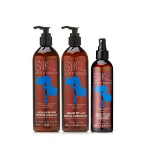 Silk Oil of Morocco Argan RepHair S&C with RepHair Protein Spray - TVSN 144240