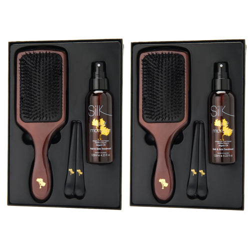 Silk Oil of Morocco - Argan Styling and Treatment Set Duo - Passionfruit
